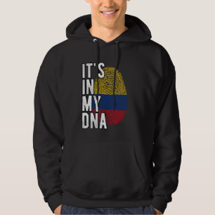 Witzig ist es in meiner DNS kolumbianische Flagge Hoodie