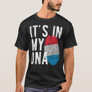 Witzig ist es in meiner DNS Luxemburger Flagge Fin T-Shirt