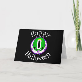 Witzig, Monster, Halloween Karte