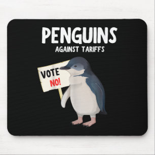 Witzig stehe ich mit den Pinguinen, Pinguinen gege Mousepad