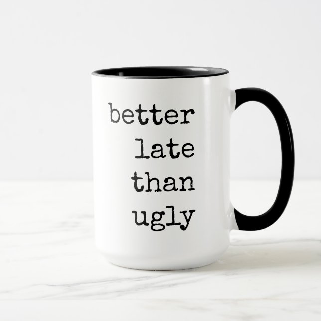 Witzig, Zitat, Text, Kaffee-Tasse Tasse (Rechts)