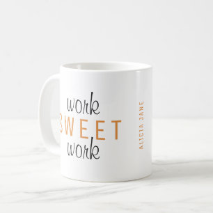 Witzigartige Arbeit aus der Zuhause-Arbeit Süßarbe Kaffeetasse