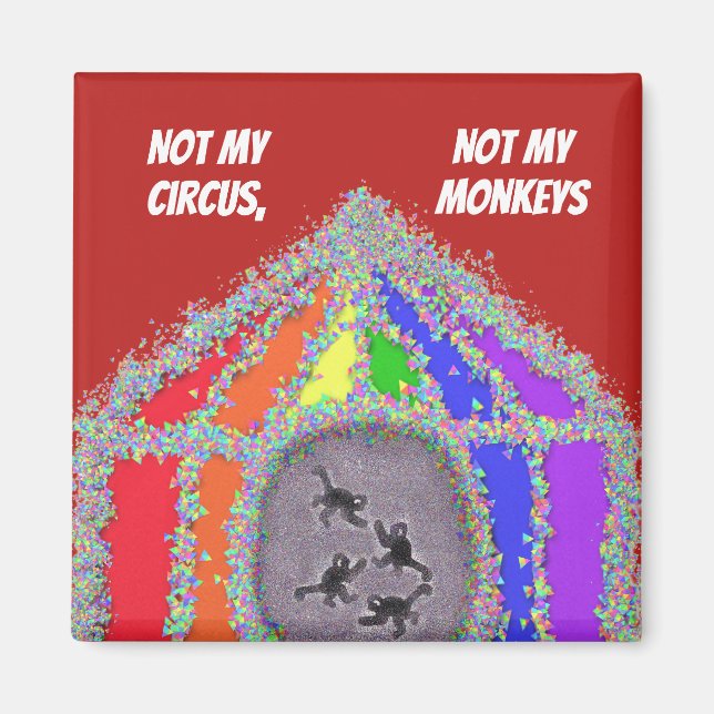 Witzige Affen Magnet (Vorne)