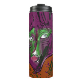 Witzige Cartoon Thermosbecher