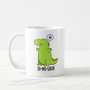 Witzige Dinosaurier-Wortspiele mit Dinosauriern Kaffeetasse