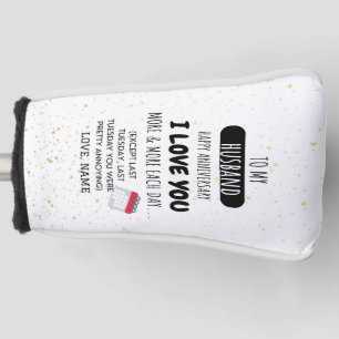 Witzige Ehefrau für den Spaß von Husband anlässlic Golf Headcover