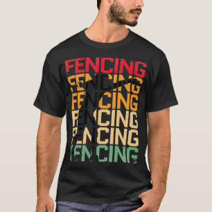 witzige Fechtziffern T-Shirt