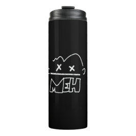 witzige Gesichtsemoji Thermosbecher