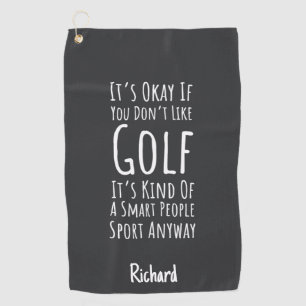 Witzige Golf-Geschenke Lustige Humorvolle Neuheit Golfhandtuch