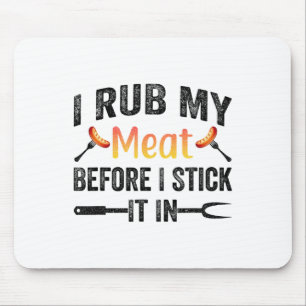 Witzige Grillen, dass ich mein Fleisch raube, bevo Mousepad