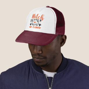 Witzige haben besser meine Süßigkeiten. Truckerkappe