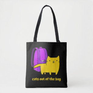 Witzige Katzen aus der Tasche