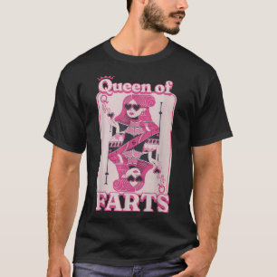 Witzige Königin von Furzen, die Joke Adult Humor W T-Shirt