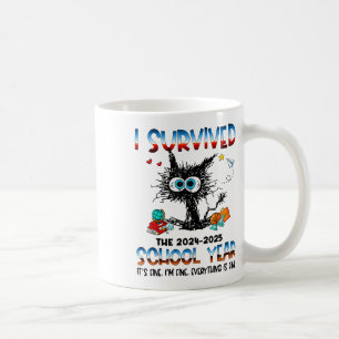 Witzige Lehrerin, die ich gestern überlebt habe Kaffeetasse