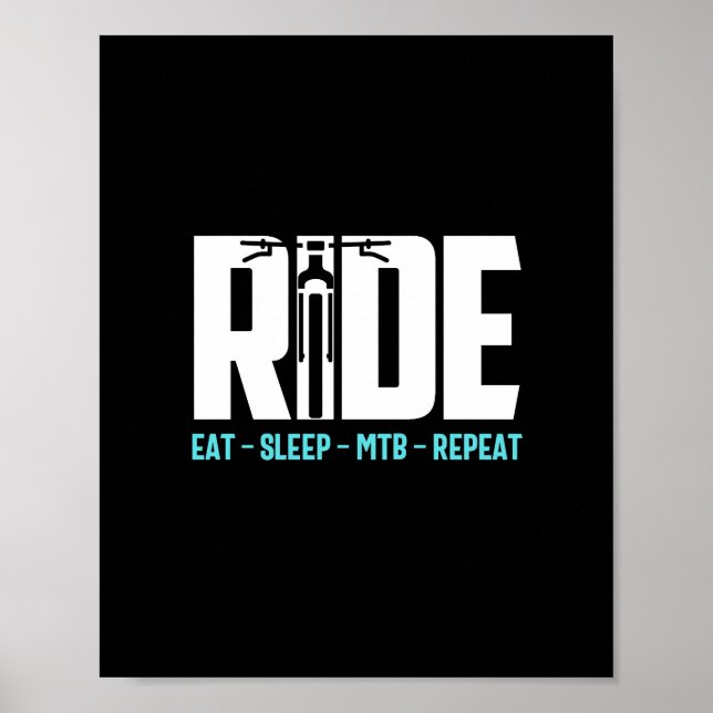 witzige mtb zitierte mtb-Zitate Poster (Vorne)