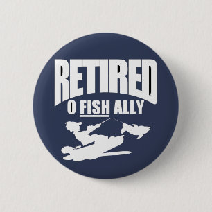 Witzige Pensionierung eines T - Shirt Button