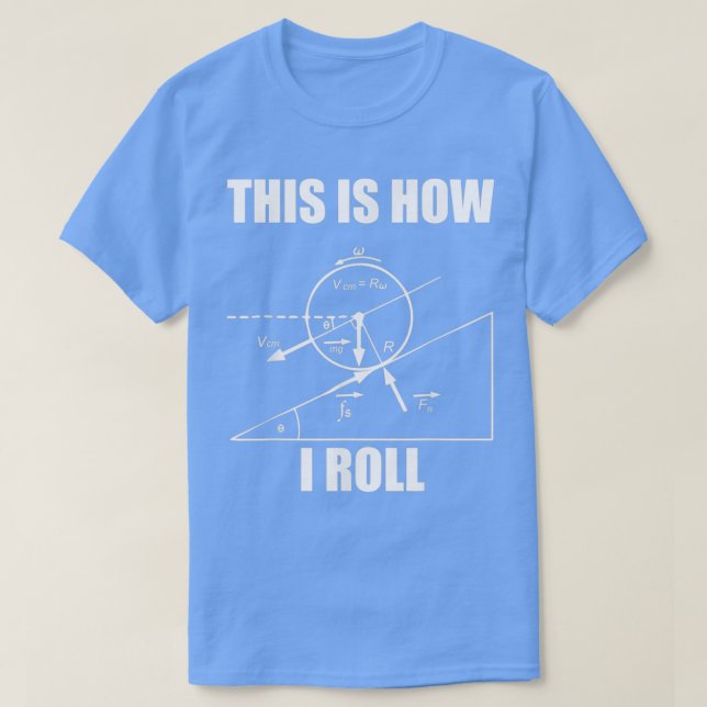 Witzige Physik So spiele ich für Frauen und Männer T-Shirt (Design vorne)