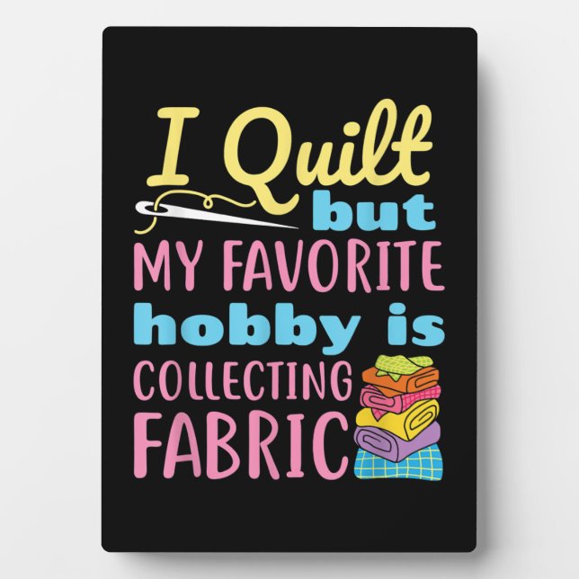 Witzige Quilts, aber mein Hobby sammelt Fotoplatte (Vorderseite)
