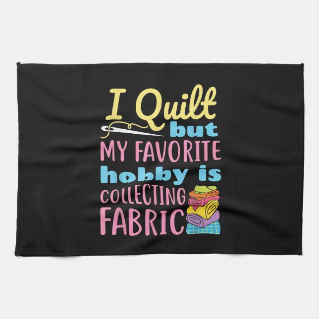Witzige Quilts, aber mein Hobby sammelt Geschirrtuch (Horizontal)