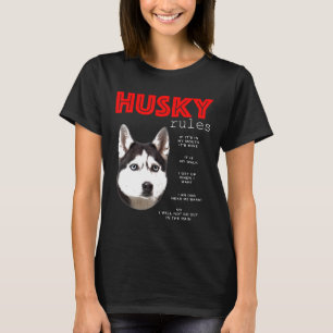Witzige Regeln für den Besitzer eines sibirischen  T-Shirt