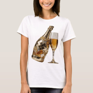 Witzige silberne ABSTRACT ART Statement Design v2 T-Shirt