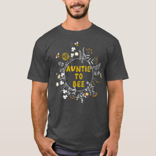 Witzige Tanten, um Blume und Bienen-Gender-Bericht T-Shirt
