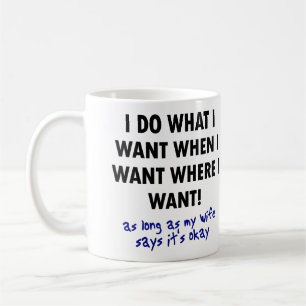 Witzige Tasse oder Reisebecher Zitate mit Erlaubni