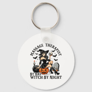 Witzige Therapie Halloween Magier By Day Witc Schlüsselanhänger