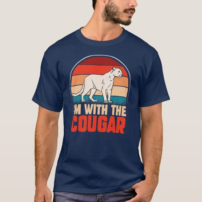 Witzige Tiergrafik, ich bin mit dem Cumgar  T-Shirt (Vorderseite)