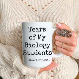 Witzige Tränen meiner Schüler | Biologielehrer Zweifarbige Tasse