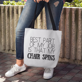 Witzige Typografie ist der beste Teil meiner Job T Tasche