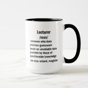witzige Vortragsreihe Definition Geschenke für Män Tasse