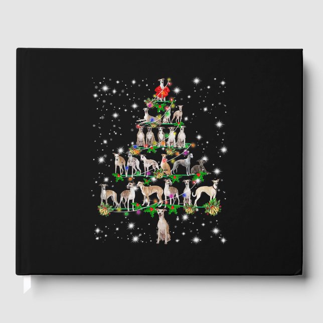 witzige Weihnachtsbaumdekoration Gästebuch (Vorderseite)