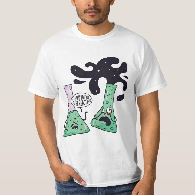 Witzige Wissenschaft über den reaktiven T - Shirt (Vorderseite)