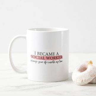 witzige Zitate für den Monat der sozialen Arbeit Kaffeetasse