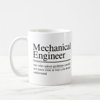 witzige Zitate für Maschinenbauingenieur Kaffeetasse