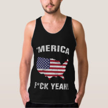 Witzigen Shirts - AMERIKA, F*CK YEAH!