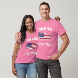 Witzigen Shirts - AMERIKA, F*CK YEAH!