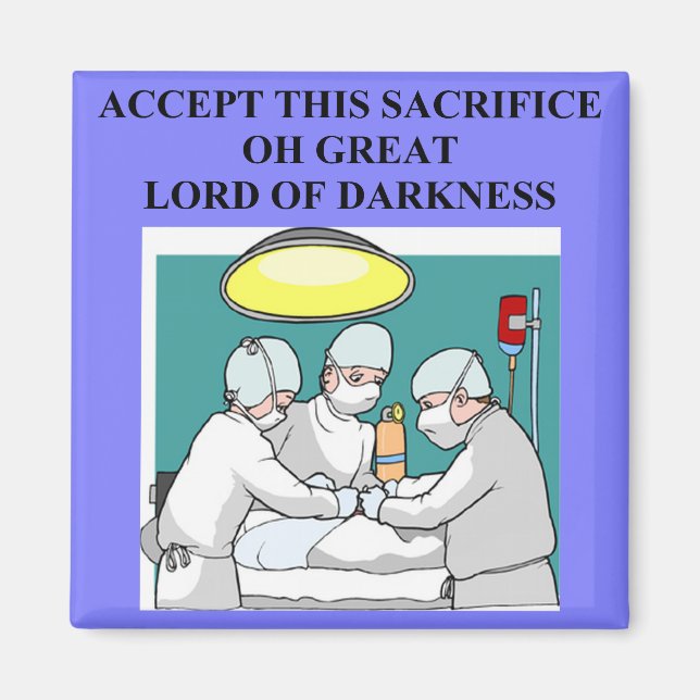 Witziger Arzt! Magnet (Vorne)