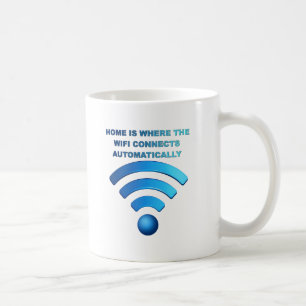 Witziger Becher für Heim-WLAN Kaffeetasse