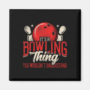 Witziger Bowling Es ist ein Bowling, den man nicht Magnet