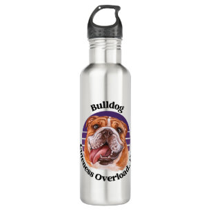Witziger Bulldog Edelstahlflasche
