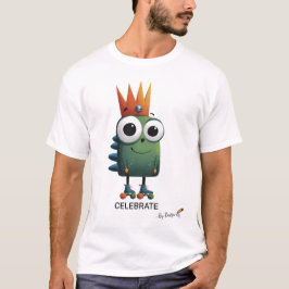 Witziger Charakter mit Krone | CELEBRATE - von Ent T-Shirt
