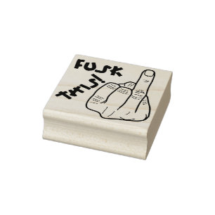 Witziger Frustrationsausdruck (Fake f-bomb) v1 Gummistempel