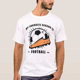 Witziger Fußball / Fußball-Design T-Shirt