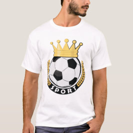Witziger Fußball / Fußball-Design T-Shirt