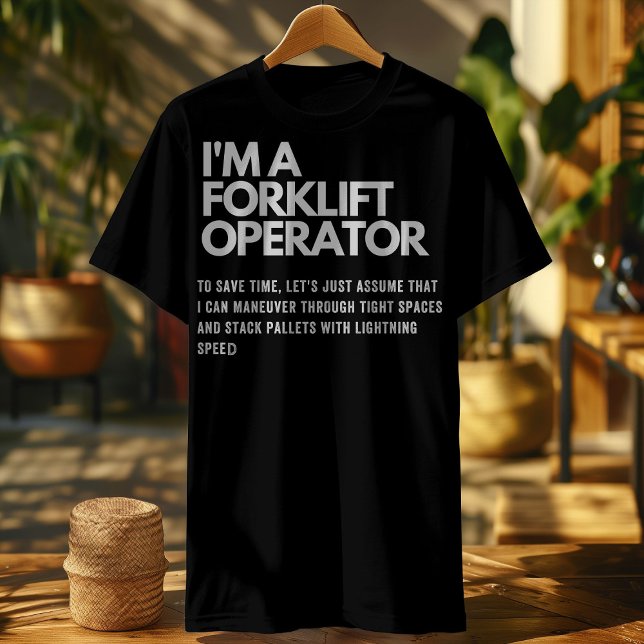 witziger Gabelstaplerbescheid Hoodie (funny forklift gifts quotes)