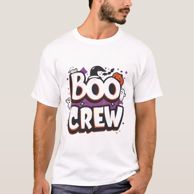 Witziger Halloween-T - Shirt 2025 | Spooky Boo Cre (Vorderseite)