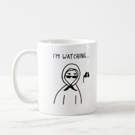 Witziger Humor, ich schaue dir ein Quirky-Geschenk Kaffeetasse