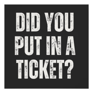 witziger IT-Support-Mitarbeiter Poster